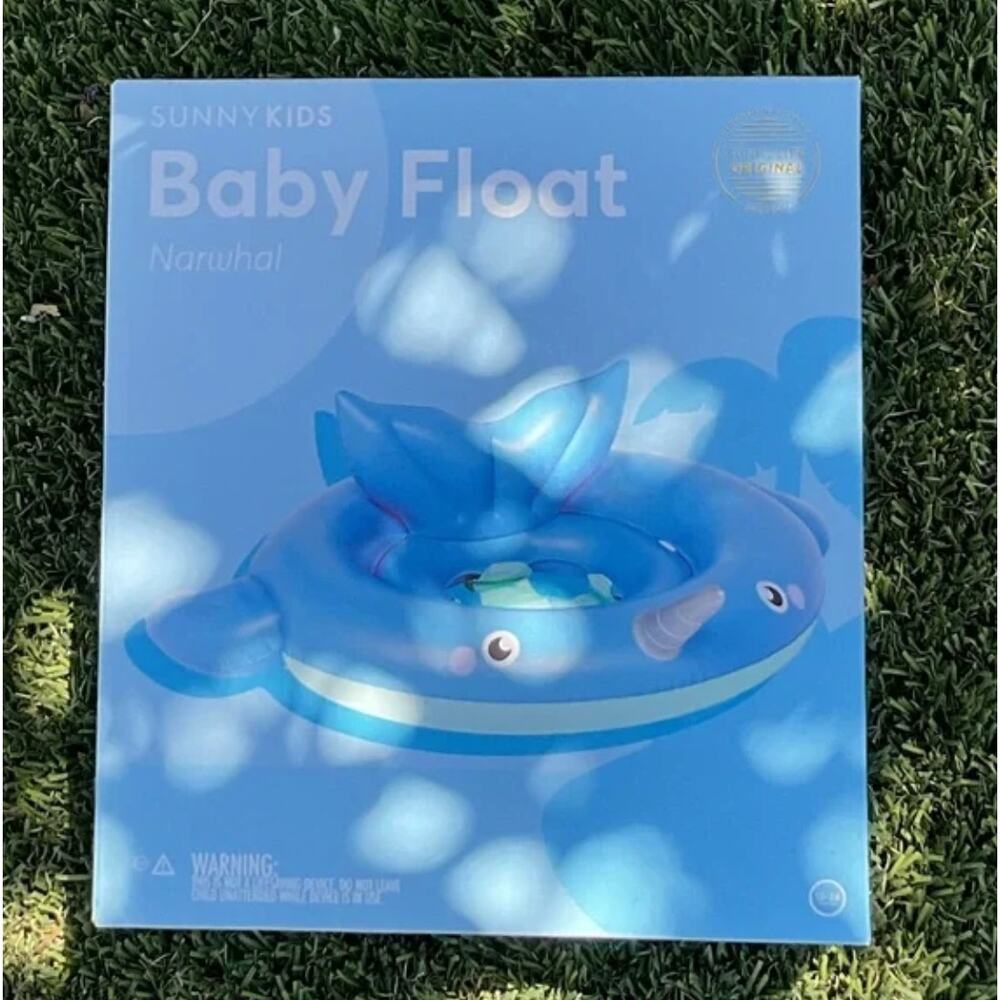 Sunnylife Narwhal Baby Pool Float - NIB